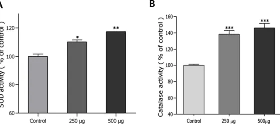 Fig. 2. Xanthine-originated superoxide quenching activities of ethanol extract, and its fractions of the leaves of A