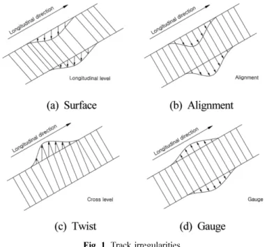 Fig. 1. Track irregularities.