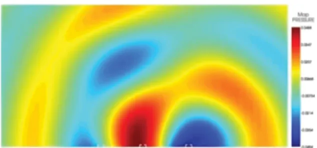 Fig. 13 Structural mode shape at 390Hz
