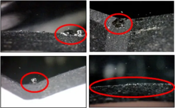 Fig. 6. The Shape of IR Filter Breakage