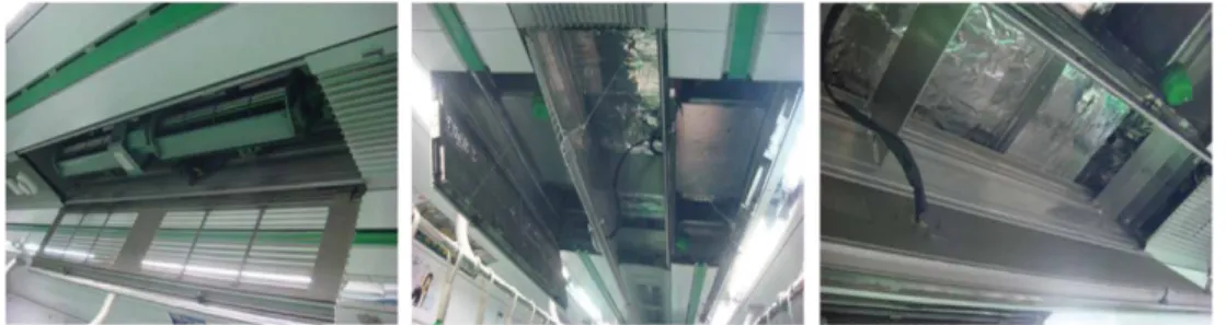 Fig. 1 Subway interior place for system installation