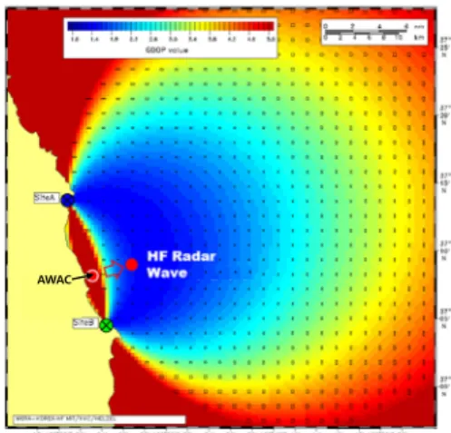 Fig. 5. Wave Data Extraction Point of HF-RADAR