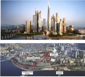 Fig. 1. Yongsan International Business District                  Development  Image  &amp;  Development  Site 