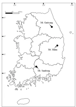 Fig. 1. The map of L. chuanxiong cultivation area.