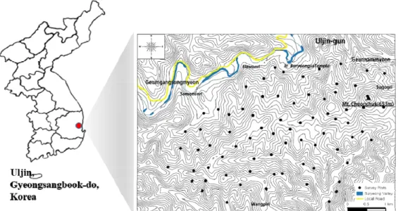 Fig. 2. The climatic map (2004-2013) in study sites (a: 