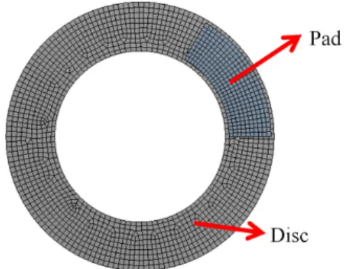 Fig. 1.  3D thermal-structure coupling numerical model. 따라서  위  요소는  열-기계  자유도를  동시에  계산할  뿐 만  아니라  time step 마다  열팽창  계산이  가능하다