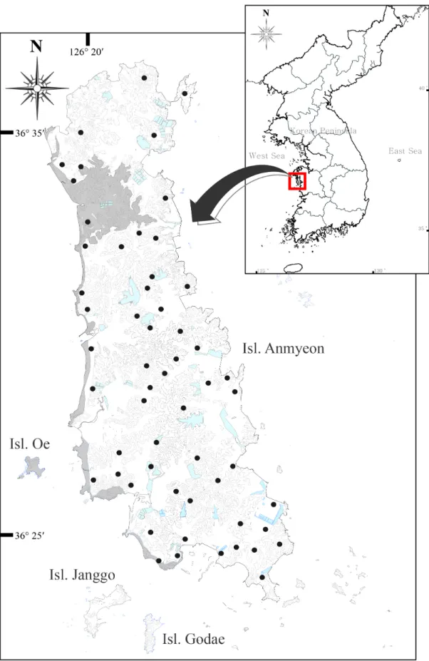 Fig. 1. Map of investigated area in the study.