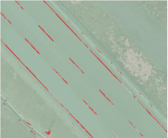 Fig. 11. Classification result – road line