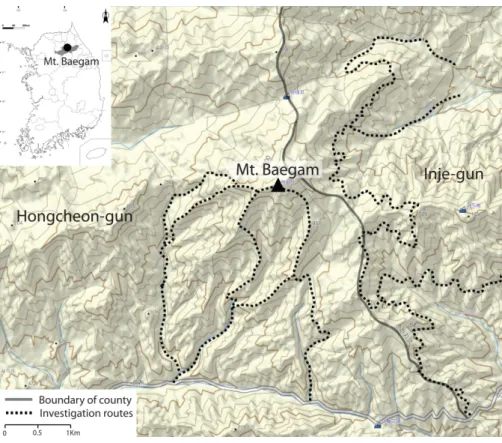 Fig. 1. Map of investigated area in the study.