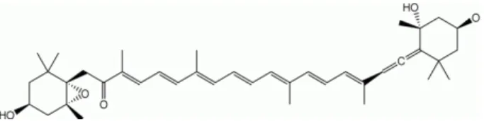Fig. 1. Structure of fucoxanthin.