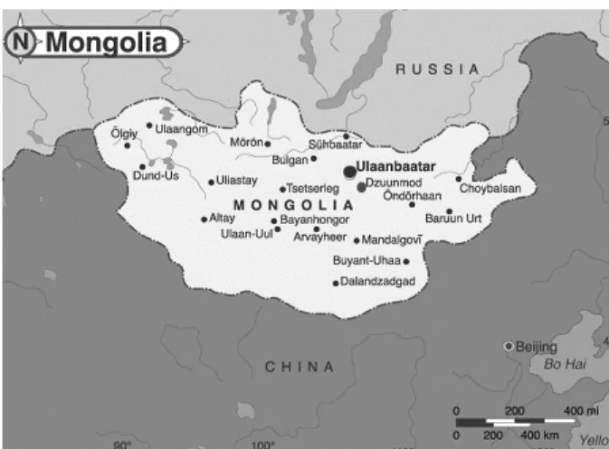 Fig. 1. Location map of Hippophae  rhamnoides seeds  collection site.해  15～30℃의  범위에서  종자  발아실험을  실시한  결과, 20℃에서 91%로 가장 높은 발아율을 보였으나 25℃에서 급격히 발아율이 감소하여 참꽃나무는 서늘한 온도조건에서 발아가 잘 이루어짐을 알 수 있었다고 보고 하였다