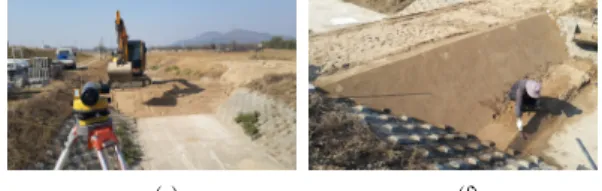 Fig. 7. Channel used for large-scale model test