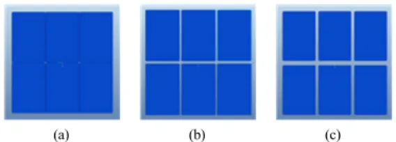 Fig. 3. Classification by spacing between the solar  module
