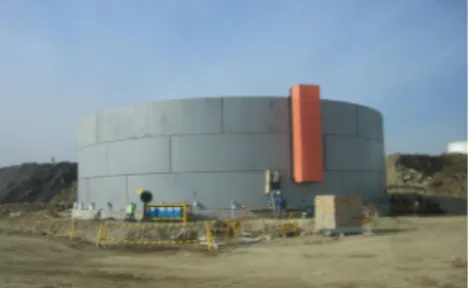 Fig. 1. Manual vertical welding of a huge oil storage  tank
