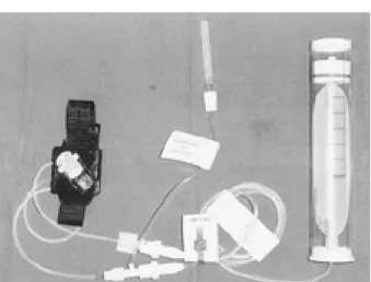 Fig. 1. Patient controlled analgesia infusor system