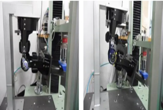 Fig. 5. Static bending test process