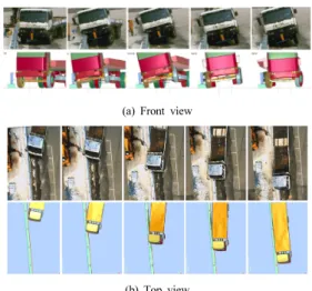 Fig. 9. Comparison of actual crash tests and simulation  results for single-unit truck