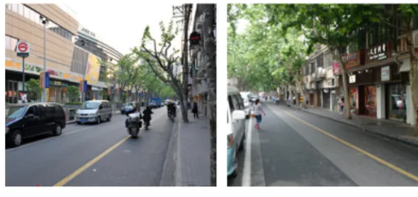 Fig.  1.  Transit system and Green network in  Xintiandi