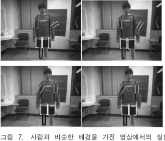 표 1. A  영상에서  다른  방법과의  비교 Table 1. Compared  result  from  video  A. 