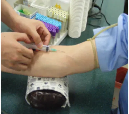 Fig. 2 Electric stimulation in patient