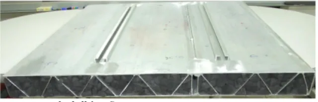 Fig.  3  Structure  of  the  floor  layered  panel. 