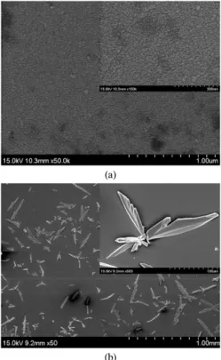 Fig. 5는 Pd와 전해질의 반응시간에 따른 C-V  결과이 다.  비교를 위해 노윤영 등[14]이 보고한 FTO  기판 위에  스퍼터를 이용하여 증착한 Pd 90nm 전극의 C-V  측정 결 과를 나타내었다