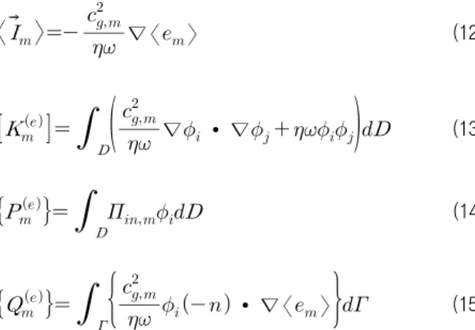 Fig. 1은 두 연성된 4각형 에너지흐름유한요소(EFFE, Energy  flow finite element)를 보여준다. 일반적인 변위해 기반 유한요소 법의  요소는  변위연속조건이  성립하므로  유한요소해석을  위한  모델링  요소와  해석과정에서의  요소가  일치한다
