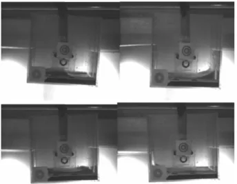 Fig. 19  Snapshots for  the  10% filled  experiment  at  5.2  rad/s