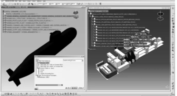 Fig. 13 DMU model for design reviews of the major space A