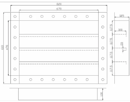 Fig. 3 Geometry of stiffened plate 