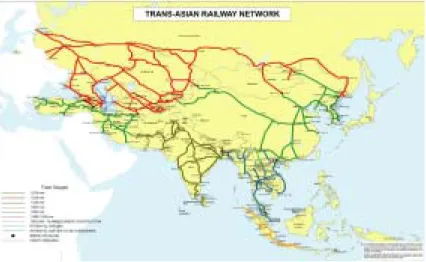 그림  1.  Trans-asian  railway  network 