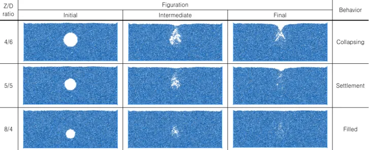 Fig. 17. The processes, which reach to the three different types of model behaviors