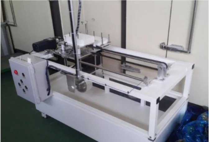 Fig. 3. Single wheel testbed developed by KICT
