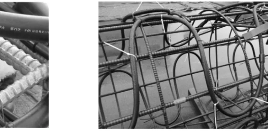 Fig.  5.  Assemblage  of  energy  piles  (parallel  U-type  and  S-type)
