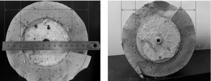 Fig.  7.  Cross  section  of  built-in  cylinder  tensile  test  specimen