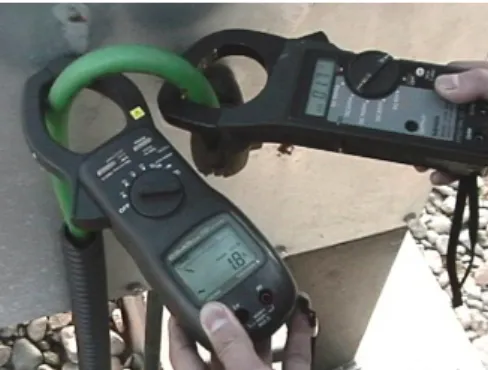 Figure 14 Specification of RC-bank Figure 15 Measurement of current capacity of installed at Anjung SP on JoongAng line RC-bank (in case that trains are not in operation)