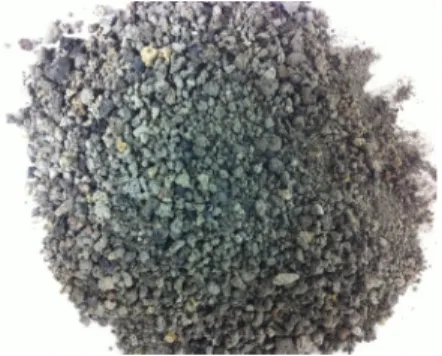 Fig. 2. Particle-size distribution curves of bottom ash and crumb  rubber