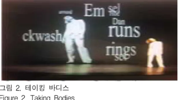 그림 2. 테이킹 바디스 Figure 2. Taking Bodies