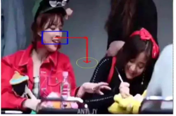 그림 10. 스마트폰에 의한 객체 선택 Figure 10. Object Selecting by Smartphone