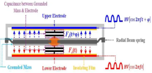 Figure 1. Operating principle of ERA based on double electrode