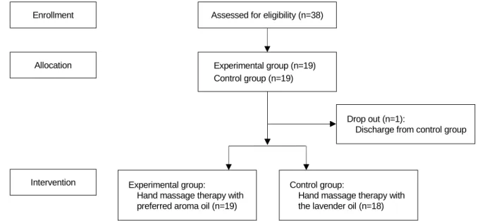 Figure 1. Flow diagram of the participants selection (N=19).