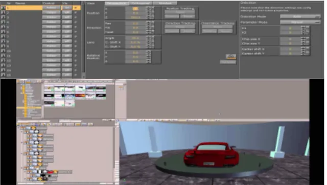 Figure 4.Viz Artist 3d form green screen to video in put processing