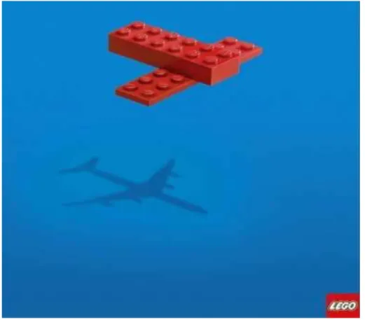 Figure 1. Lego advertisement, "Imagination" without talking.