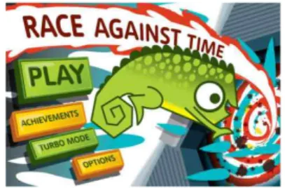 그림 3. Race Against Time 앱 이미지