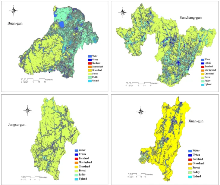 Table 2. Land use in survey area (Unit: ha)