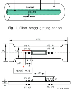 Fig.  1  Fiber  bragg  grating  sensor 