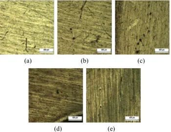 Fig.  5  SEM  image  of  Al  (a)  with  corrosion  around  a  precipitation and  (b)  with  intergranular  attack.
