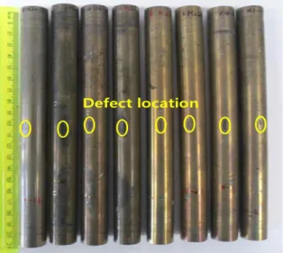 Fig.  1.  Defect  tubes  for  ECT  signals  analysis.