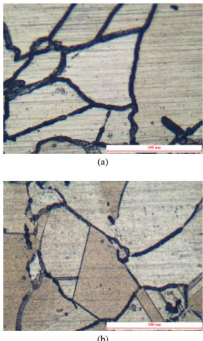 Table 3. Intergranular corrosion rate at each cycles of alloys  A and B by ASTM A 262 Practice C