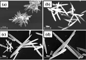 Fig. 6. Change of the growing aragonite particle size and aspect ratio by three steps carbonation (Source: Modified figure adapted from reference-53).